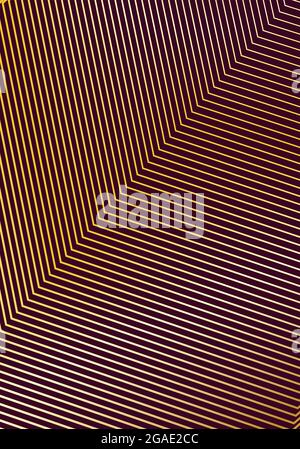 Modello di copertina minimo. Layout moderno delle brochure. Tonalità oro vibranti su sfondo bordeaux. Eccezionale design di copertina astratta alla moda. Illustrazione Vettoriale