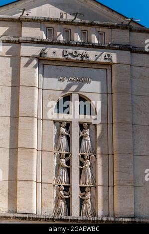 dettaglio van die katedraal van santa rita da csacia Foto Stock