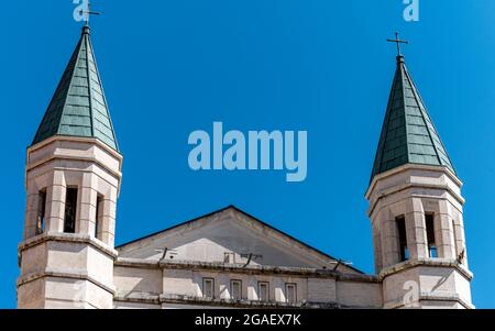 dettaglio van die katedraal van santa rita da csacia Foto Stock