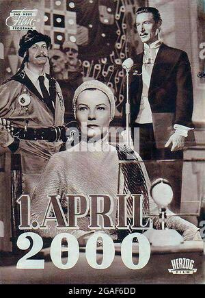 Poster del film 1 aprile 2000 (1952) Foto Stock