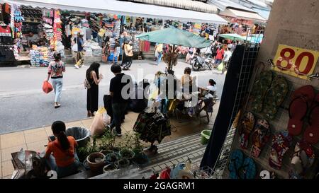 Pratunam mercato all'ingrosso Bangkok Thailandia Foto Stock