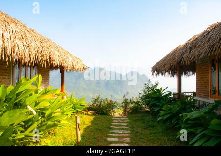 Nizza pu Luong villaggio Thanh Hoa provincia nord Vietnam Foto Stock