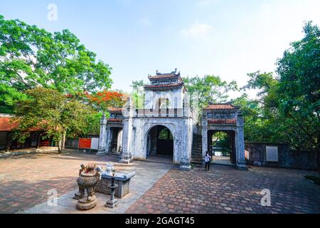 Tempio di Nizza nella provincia di Thanh Hoa nord del Vietnam Foto Stock