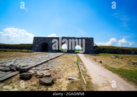 Nizza cittadella Thanh Hoa provincia nord del Vietnam Foto Stock