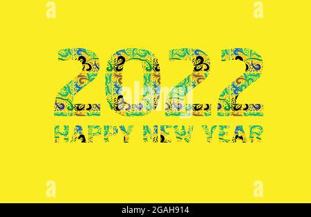 Felice anno nuovo modello vettore modello di progettazione, nuovo anno modello vettore, festeggiando felice anno nuovo vettore di progettazione. Illustrazione Vettoriale