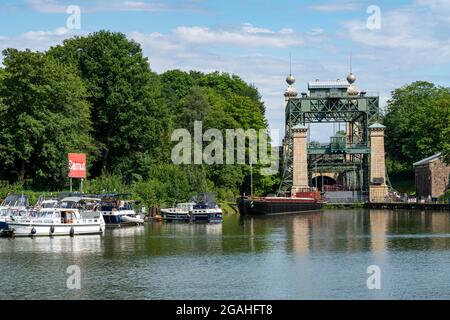 Waltrop, impianti di risalita Henrichenburg, parco di blocco, Castrop-Rauxel, marina, NRW, Germania Foto Stock