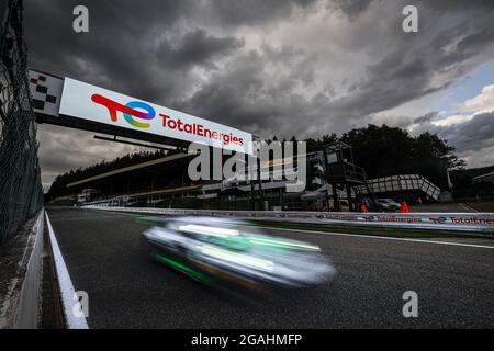 Spa, Belgio. 30 luglio 2021. BANNER durante la TotalEnergies 24 ore di Spa, 6° round del 2021 Fanatec GT World Challenge Europe Powered by AWS, dal 28 luglio al 1 agosto 2021 sul circuito di Spa-Francorchamps, a Stavelot, Belgio - Foto Francois Flamand / DPPI Credit: Independent Photo Agency/Alamy Live News Foto Stock