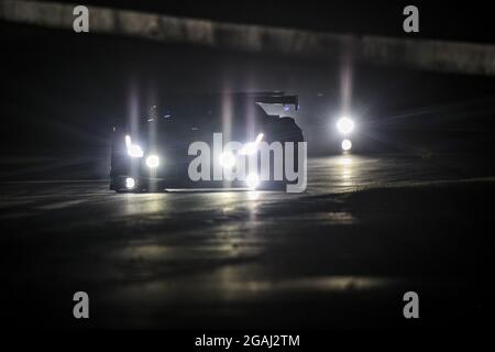 Spa, Belgio. 30 luglio 2021. Azione notturna durante la TotalEnergies 24 ore di Spa, 6° round del 2021 Fanatec GT World Challenge Europe Powered by AWS, dal 28 luglio al 1 agosto 2021 sul circuito di Spa-Francorchamps, a Stavelot, Belgio - Foto Julien Delfosse / DPPI Credit: Independent Photo Agency/Alamy Live News Foto Stock