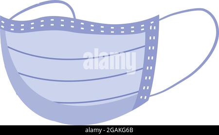 File EPS vettoriale maschera medica. Illustrazione Vettoriale