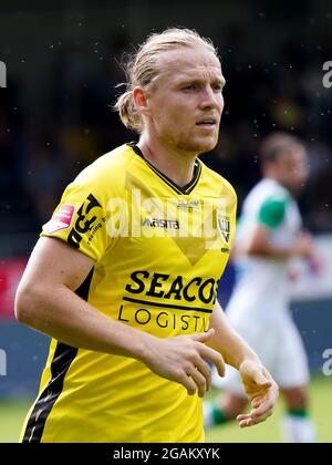 VENLO, PAESI BASSI - LUGLIO 31: Guus Hupperts di VVV Venlo durante la partita pre-stagione amichevole tra VVV-Venlo e Panathinaikos FC al Covebo Stadion De Koel il 31 luglio 2021 a Venlo, Paesi Bassi (Foto di Jeroen Meuwsen/Orange Pictures) Foto Stock