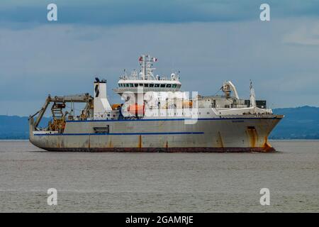 Il soccorritore si dirige verso Avonmouth Foto Stock