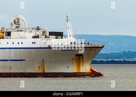 Il soccorritore si dirige verso Avonmouth Foto Stock