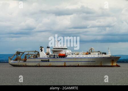 Il soccorritore si dirige verso Avonmouth Foto Stock