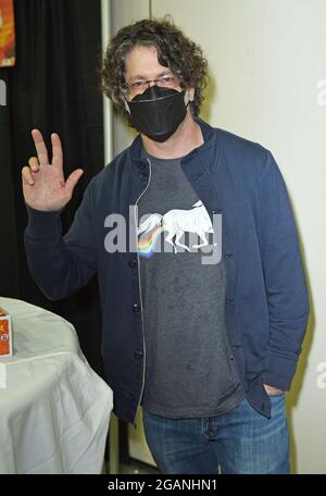 Gatlinburg, Tennessee, Stati Uniti. 31 luglio 2021. Sean Schemmel è presente al Smoky Mountain Fan Fest 2021, Gatlinburg Convention Center, Gatlinburg, TN, 31 luglio 2021. Credit: Derek Storm/Everett Collection/Alamy Live News Foto Stock