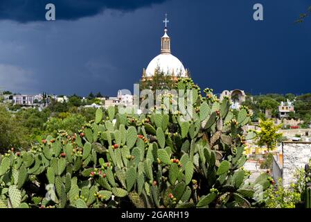 Mineral de Pozos, Messico - Parroquia de San Pedro Foto Stock