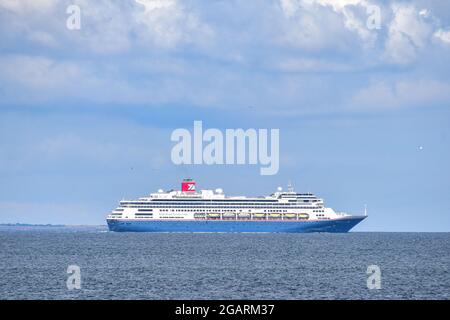 MS Bolette, nave da crociera Fred Olsen, North Berwick, East Lothian, Scotland UK Foto Stock