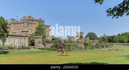 Culzean Castle and Gardens di proprietà del National Trust for Scotland, vicino ad Ayr, South Ayrshire, Scozia, Regno Unito Foto Stock