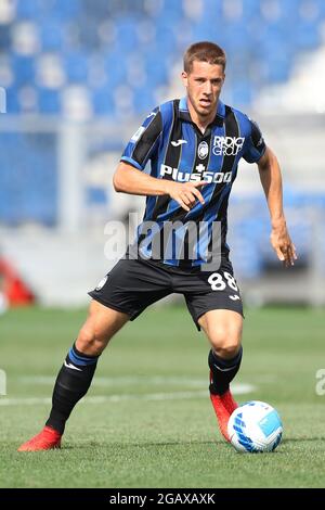 Bergamo, Italia, 31 luglio 2021. Mario Pasalic di Atalanta durante la partita pre-stagione allo stadio Gewiss di Bergamo. L'immagine di credito dovrebbe essere: Jonathan Moscop / Sportimage Foto Stock