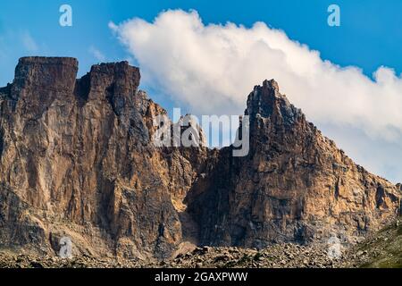 Cima del monte Kapaz in Azerbaigian Foto Stock