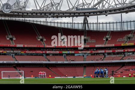 Londra, Regno Unito. 01 agosto 2021. Arsenal Women / Chelsea Women gioco per la mente Serie di amici di Londra a Emirates Stadium Credit: SPP Sport Press Photo. /Alamy Live News Foto Stock