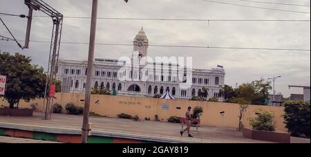 Greater chennai Corporation Ripon Building madras Foto Stock