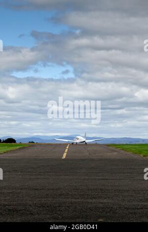 Lezioni di volo all'Aeroporto di Perth Foto Stock