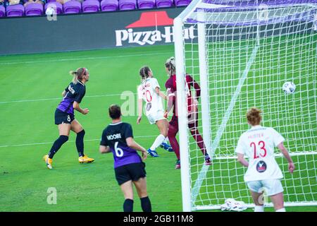 Orlando, Florida, USA, 21 aprile 2021, Washington Spirit affronta l'Orlando Pride all'Exploria Stadium (Photo Credit: Marty Jean-Louis) Foto Stock