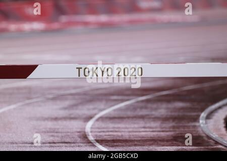 Tokyo, Giappone. 2 agosto 2021. Generale Atletica : la finale di Steeplechase da 3000m per uomini durante i Giochi Olimpici di Tokyo 2020 allo Stadio Nazionale di Tokyo, Giappone . Credit: Yohei Osada/AFLO SPORT/Alamy Live News Foto Stock