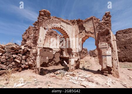 Telouet Kasbah, vicino Ouarzazate, Marocco Foto Stock