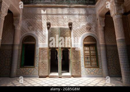 Telouet Kasbah, vicino Ouarzazate, Marocco Foto Stock