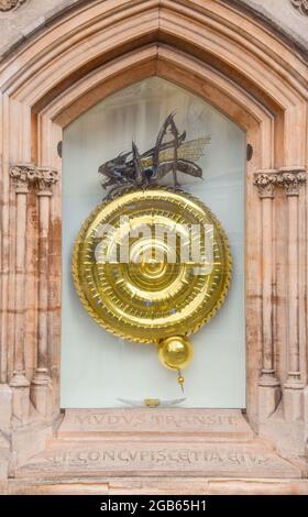 The Corpus Clock, Cambridge, Regno Unito Foto Stock