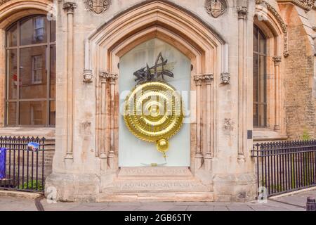 The Corpus Clock, Cambridge, Regno Unito Foto Stock