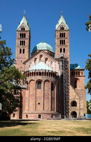 Geografia / viaggio, Germania, Renania-Palatinato, Speyer, Cattedrale di Santa Maria e Santo Stefano, DIRITTI-AGGIUNTIVI-AUTORIZZAZIONE-INFORMAZIONI-NON-DISPONIBILI Foto Stock