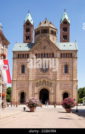 Geografia / viaggio, Germania, Renania-Palatinato, Speyer, Cattedrale di Santa Maria e Santo Stefano, DIRITTI-AGGIUNTIVI-AUTORIZZAZIONE-INFORMAZIONI-NON-DISPONIBILI Foto Stock