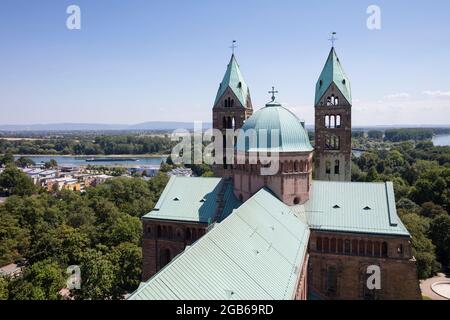 Geografia / viaggio, Germania, Renania-Palatinato, Speyer, Cattedrale di Santa Maria e Santo Stefano, DIRITTI-AGGIUNTIVI-AUTORIZZAZIONE-INFORMAZIONI-NON-DISPONIBILI Foto Stock