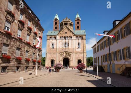 Geografia / viaggio, Germania, Renania-Palatinato, Speyer, Cattedrale di Santa Maria e Santo Stefano, DIRITTI-AGGIUNTIVI-AUTORIZZAZIONE-INFORMAZIONI-NON-DISPONIBILI Foto Stock