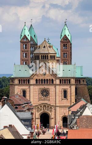 Geografia / viaggio, Germania, Renania-Palatinato, Speyer, Cattedrale di Santa Maria e Santo Stefano, DIRITTI-AGGIUNTIVI-AUTORIZZAZIONE-INFORMAZIONI-NON-DISPONIBILI Foto Stock