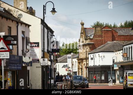 Westhoughton Market Street GTR Manchester Foto Stock