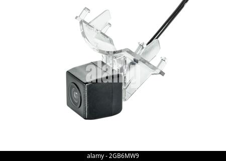 telecamera posteriore per auto con plafond trasparente Foto Stock