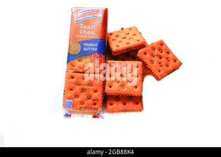 Toast di lancia Chee Cracker Foto Stock