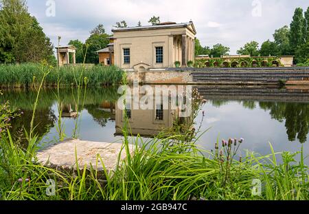 Terme Romane nel Parco Sanssouci a Potsdam, Potsdam, Brandeburgo, Germania Foto Stock