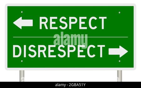 Segnale stradale che indica un incrocio o un punto di decisione Foto Stock