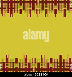 lo sfondo colorato è intrecciato con il modello della scatola. che può essere usato per uno sfondo, un libro, le riviste, il fotoricettore, ecc Illustrazione Vettoriale