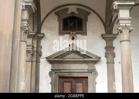 Ospedale degli Innocenti un edificio storico a Firenze. Foto Stock