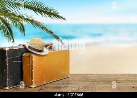 Design per le vacanze estive. Foto Stock