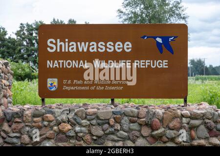 Shiawassee Flats National Wildlife Refuge, estate, contea di Saginaw, Michigan, Stati Uniti, Di James D Coppinger/Dembinsky Photo Assoc Foto Stock