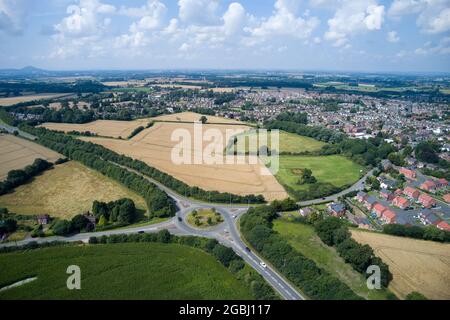 Newport, Shropshire, da sud Foto Stock