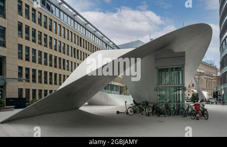 Architettura The Wave a Francoforte sul meno, Assia Foto Stock