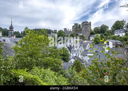 Monschau nell'Eifel - impressioni Foto Stock