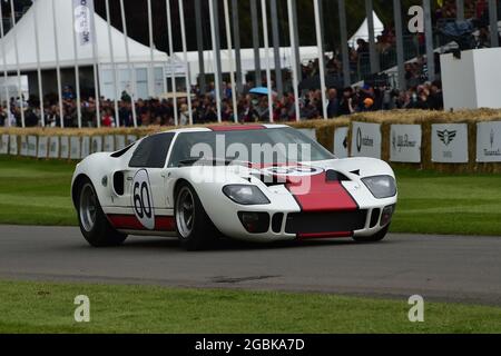 Michael o'Brien, Ford GT40, Great All-Rounders - Jacky Ickx, The Maestros - Motorsport's Great All-Rounders, Goodwood Festival of Speed, Goodwood Hous Foto Stock